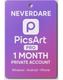 PicsArt Pro Gold 1 месяца , Windows,Android, iPhone