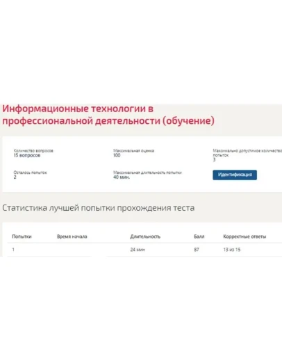 Информационные технологии в проф. деятельности Синергия