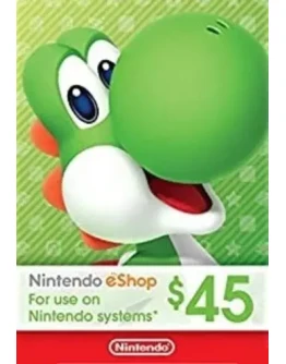 КАРТА ОПЛАТЫ NINTENDO ESHOP 45 USD USA