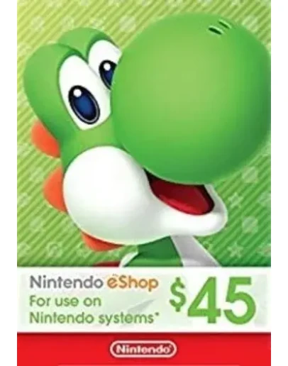КАРТА ОПЛАТЫ NINTENDO ESHOP 45 USD USA