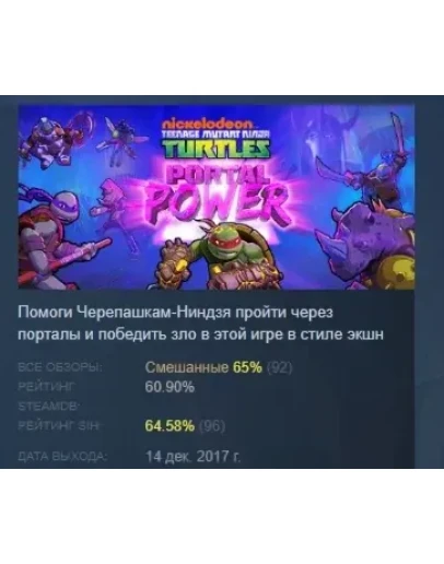Teenage Mutant Ninja Turtles: Portal Power STEAM РОССИЯ