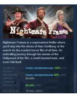 Nightmare Frames АВТОДОСТАВКА STEAM РОССИЯ