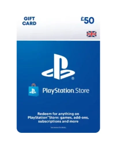 PSN 50 фунтов PlayStation Network (Великобритания)