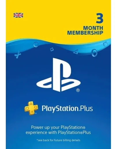 PS PLUS 90 дней 3 месяца (Великобритания)