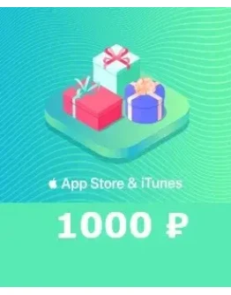 1000 руб App Store iTunes Cертификат пополнения RUS