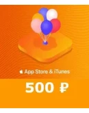 App Store iTunes 500руб РФ подарочная карта пополнения
