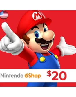 NINTENDO ESHOP CARD 20 USD (USA) NINTENDO ESHOP CARD 20 USD (USA)