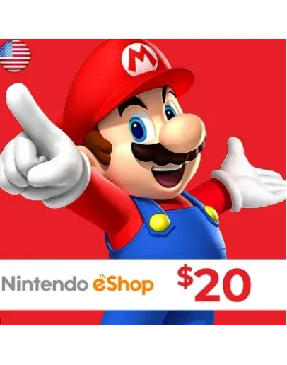NINTENDO ESHOP CARD 20 USD (USA)
