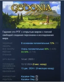 Gedonia АВТОДОСТАВКА STEAM GIFT РОССИЯ Gedonia АВТОДОСТАВКА STEAM GIFT РОССИЯ