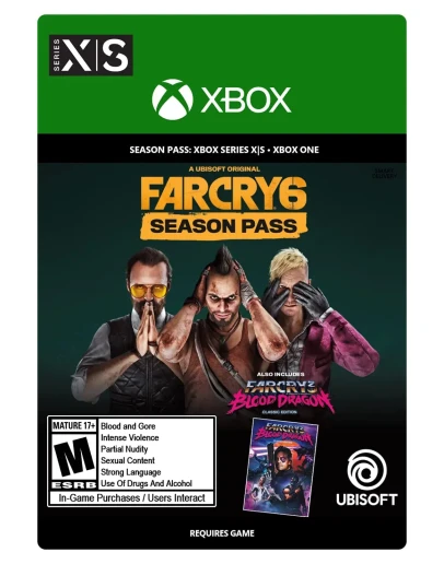 FAR CRY 6 SEASON PASS XBOX ONE / SERIES XSКЛЮЧ FAR CRY 6 SEASON PASS XBOX ONE / SERIES XSКЛЮЧ