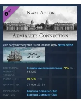 Naval Action - Admiralty Connection DLC STEAM РОССИЯ