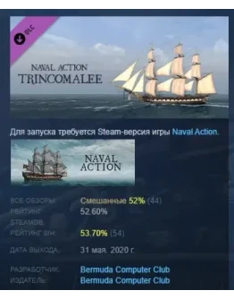Naval Action - Trincomalee DLC STEAM РОССИЯ