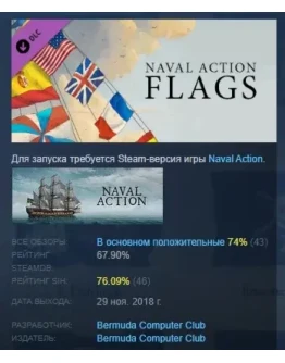 Naval Action - Flags DLC STEAM GIFT РОССИЯ