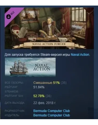 Naval Action - Prolific Forger DLC STEAM РОССИЯ