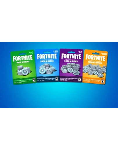 FORTNITE! 1000 - 2800 - 5000 V-Bucks EPIC+ GIFT
