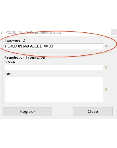 Сервисный инструмент Canon V5510