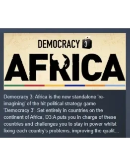 Democracy 3 Africa АВТОДОСТАВКА STEAM GIFT РОССИЯ Democracy 3 Africa АВТОДОСТАВКА STEAM GIFT РОССИЯ