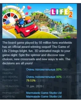 The Game of Life 2 АВТОДОСТАВКА STEAM РОССИЯ