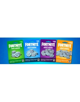FORTNITE 1000 - 2800 - 5000 - 13500 V-BUCKS EPIC