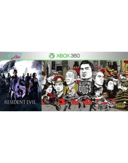 Resident Evil 6 / Sleeping Dogs Xbox 360 общий
