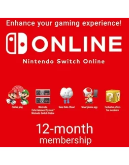 NINTENDO SWITCH ONLINE MEMBERSHIP 12 МЕСЯЦЕВ (EU) КЛЮЧ NINTENDO SWITCH ONLINE MEMBERSHIP 12 МЕСЯЦЕВ (EU) КЛЮЧ