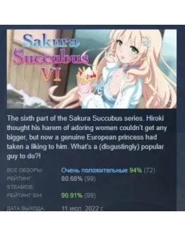 Sakura Succubus 6 АВТОДОСТАВКА STEAM РОССИЯ