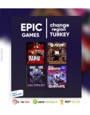 Смена региона Epic Games на ТУРЦИЯ epicgames