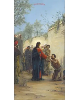 Исцеление слепого_002(100х198см)