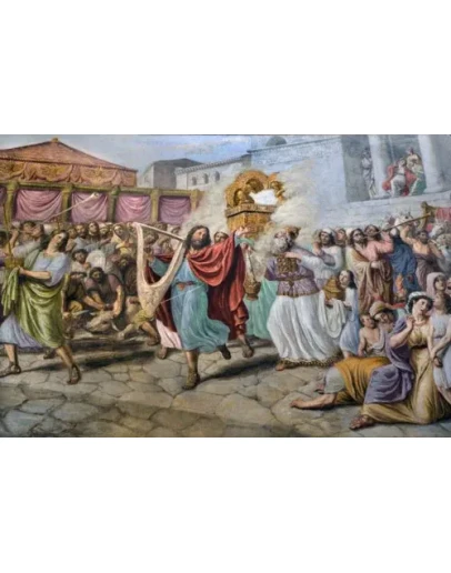 Перенесение Ковчега Завета_001(130х88см)