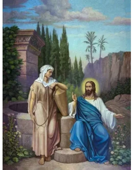 Христос и самарянка_001(112х150см)