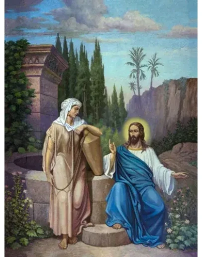 Христос и самарянка_001(112х150см)