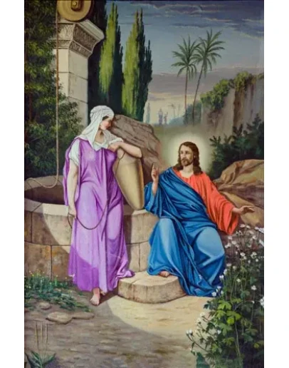 Христос и самарянка_004(196х300см)