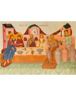 Чудо в Кане Галилейской_002(210х150см)