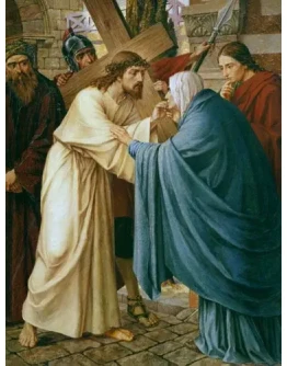 Иисус встречает свою Мать_002(93х123см)