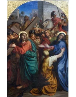 Иисус встречает свою Мать_003(63x100см)