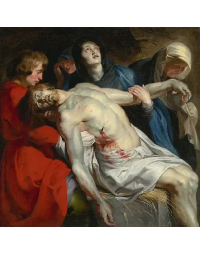 Погребение Иисуса_002(63х63см)