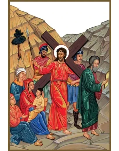 008-Иисус встречает плачущих женщин(108х158см)слои 008-Иисус встречает плачущих женщин(108х158см)слои