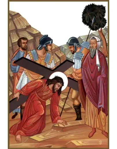 009-Иисус падает в третий раз под Крестом(108х158)слои