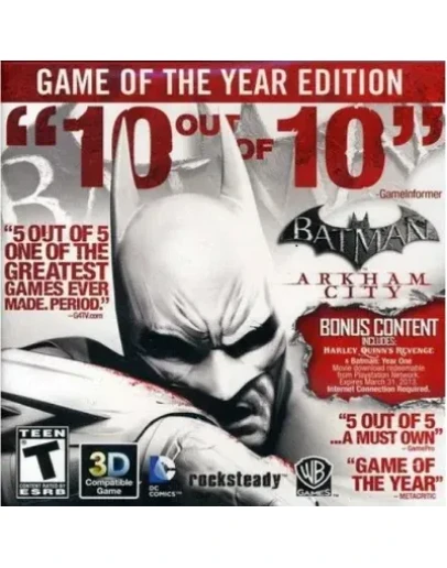 BATMAN: ARKHAM CITY GOTY STEAM КЛЮЧ