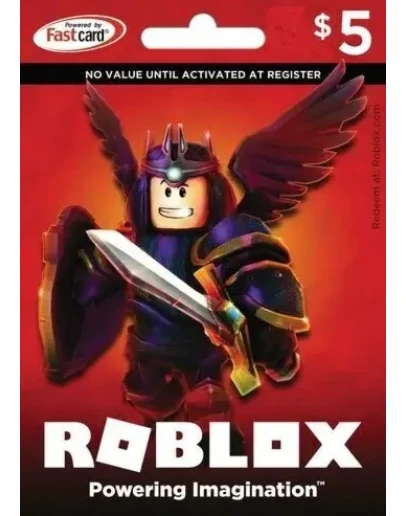 Roblox Gift Card 5 USD 400 Робуксов Ключ США +