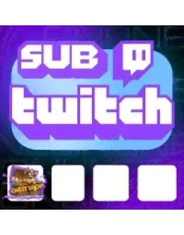 TWITCH SUB ПОДАРОЧНАЯ ПОДПИСКА 1-3 УР.