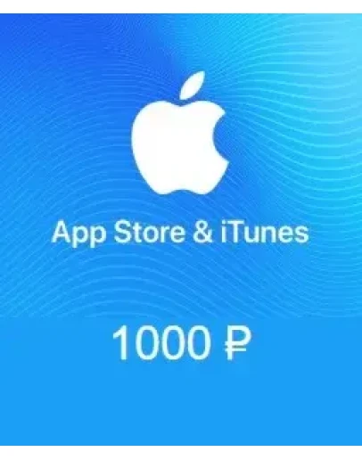 1000 руб App Store iTunes Cертификат пополнения RUS