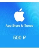 App Store iTunes подарочная карта пополнения 500руб РФ