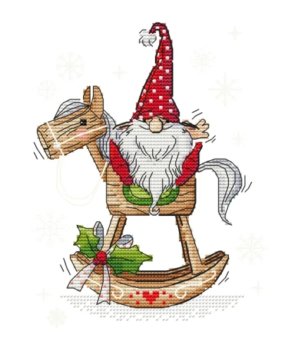 Эксклюзив. схема для вышивки крестом Курьер