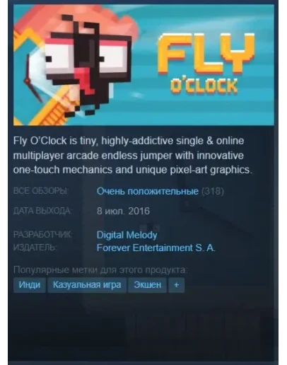 Fly O'Clock Steam Key/RU + Подарок