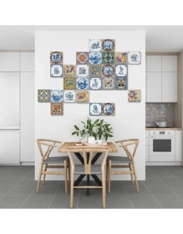 Эксклюзив. схема для вышивки крестом Изразцы Часть1