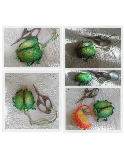 Эксклюзив. схема для вышивки крестом Майский жук