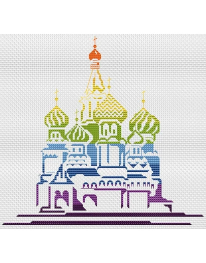 Эксклюзив. схема для вышивки крестом Собор