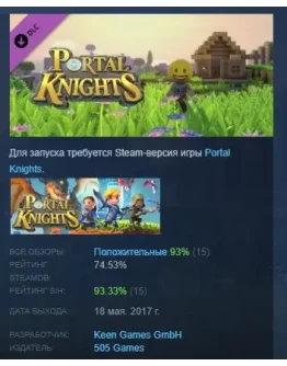 Portal Knights - Emoji Box DLC STEAM РОССИЯ
