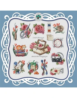 Эксклюзив. схема для вышивки крестом Сокровища выш 1